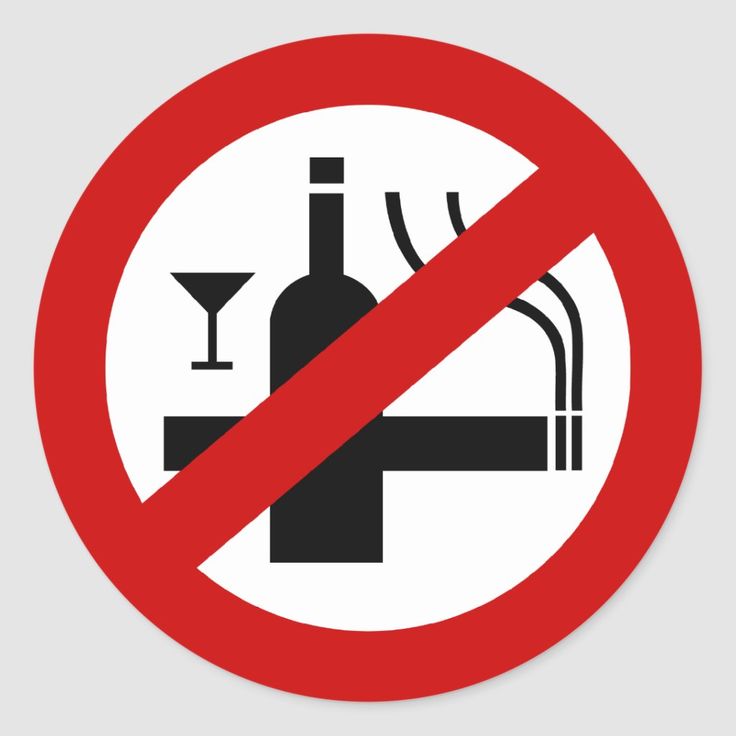 semn pentru interzisul fumatul și consumului de alcool