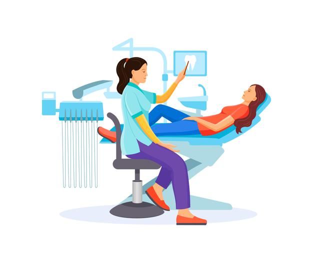 Tehnologia la dentist - imagine animată