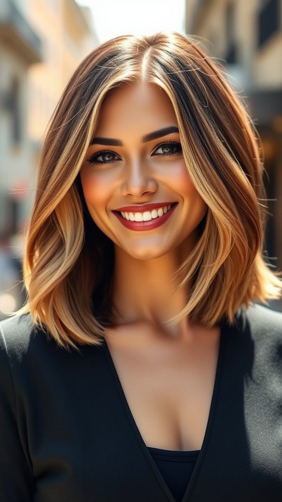 Fmeie cu păr mediu de lung și rșscat spre blond, bluză neagră și decoltată, zâmbet perfect, alb, strălucitor, frumos, impecabil Mituri și Adevăruri Despre Dentiști
